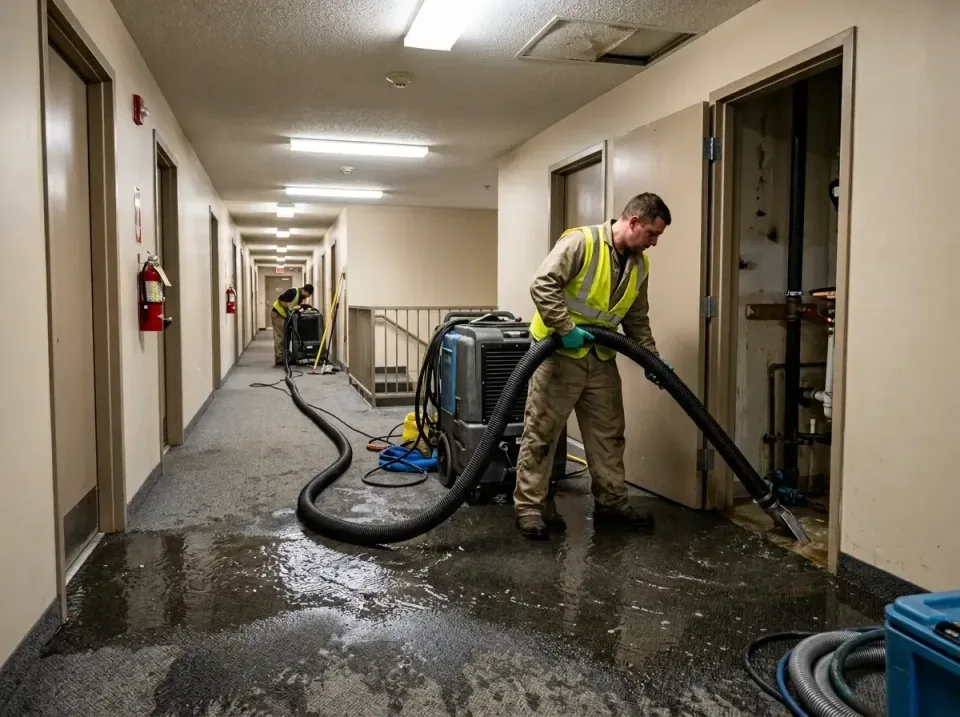 multi-unit-apartment-hallway-f-005 — frequently asked questions, Emergency Burst Pipe Water Extraction & Removal in Bel-Ridg…